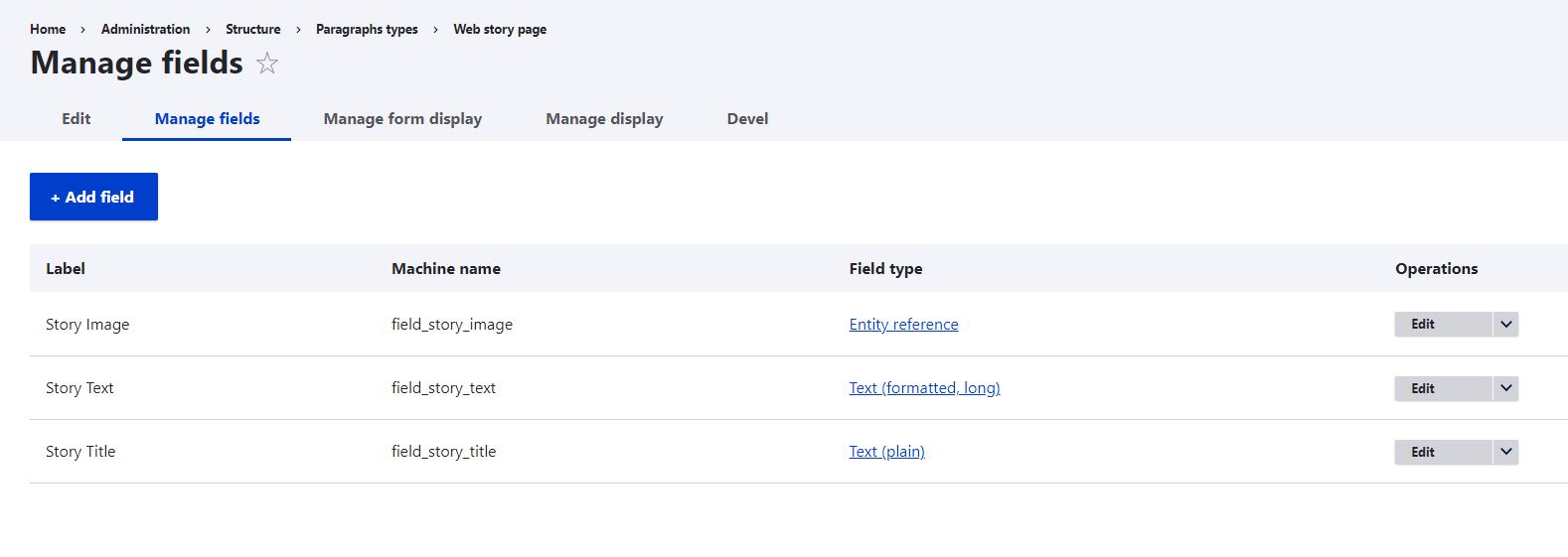drupal-paragraph